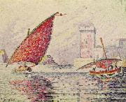 Paul Signac Fort Saint-Jean, Marseilles oil painting artist